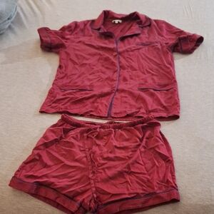 Women's Red Pajama Set